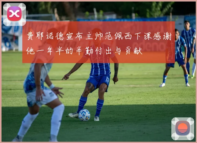费耶诺德宣布主帅范佩西下课感谢他一年半的辛勤付出与贡献